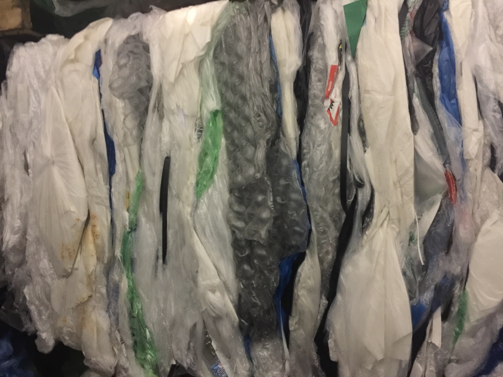 LDPE Baled Film Mix Color Unsorted 4